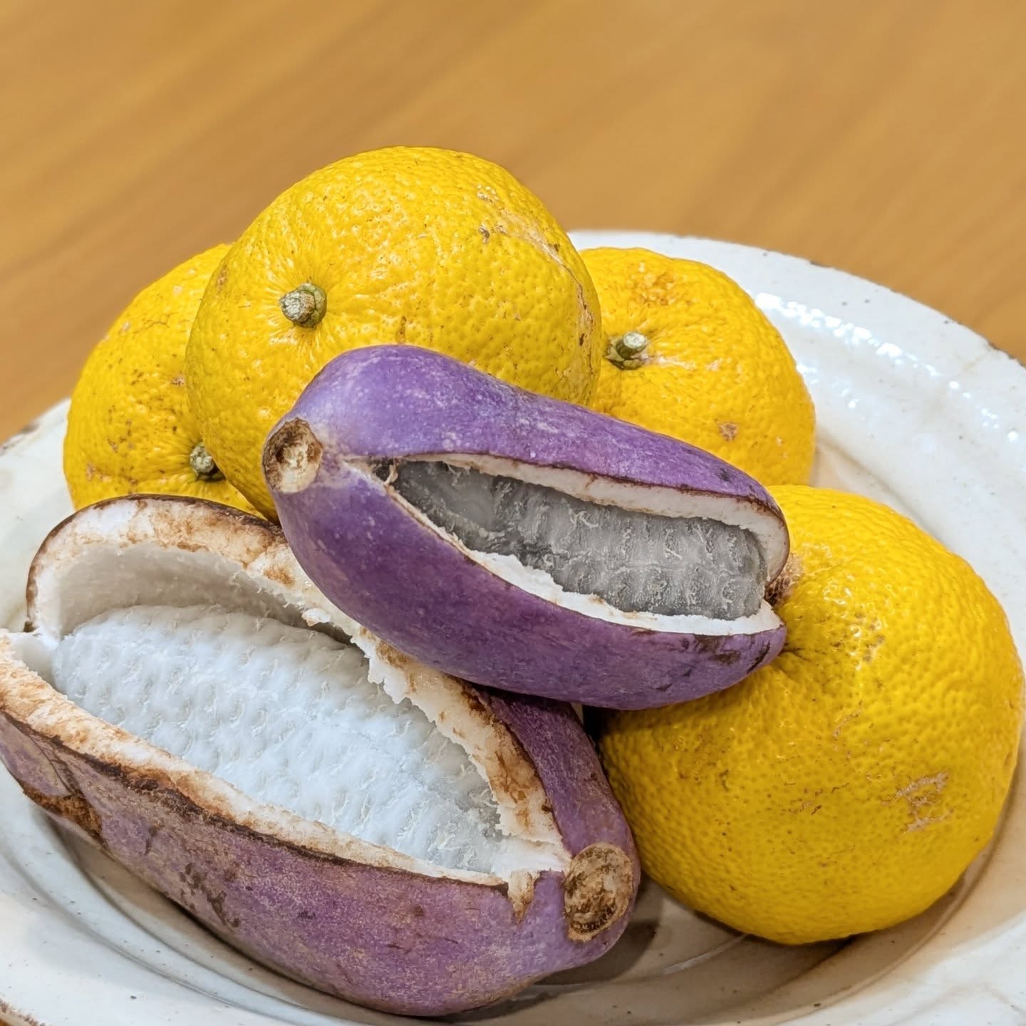 ふる里の秋を収穫してきました✨

柚子はぽん酢やゼリーにします

ヽ(^。^)ノ